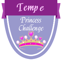 an award badge for finishing the Princess challenge activities.