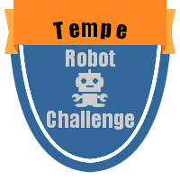 an award badge for completing the Tempe Robot challenge