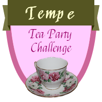 an award badge for completing the Tempe Tea Party Challenge.