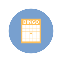 yellow bingo card